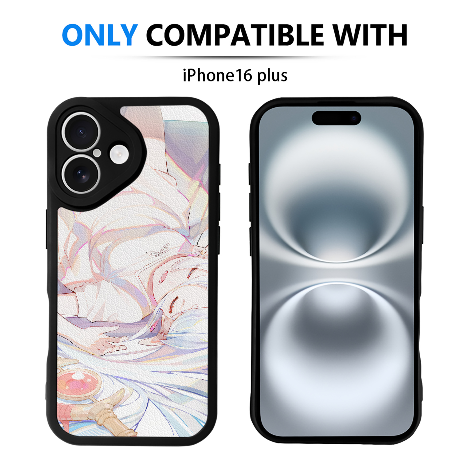 （画像用） 葬送のフリーレン Frieren 【iPhone 16シリーズ対応】シリコンスマホケース（レザー調） 材質：シリコン